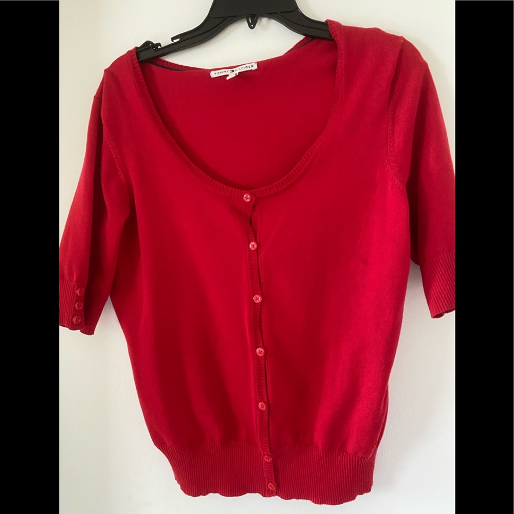 Tommy Hilfiger top red